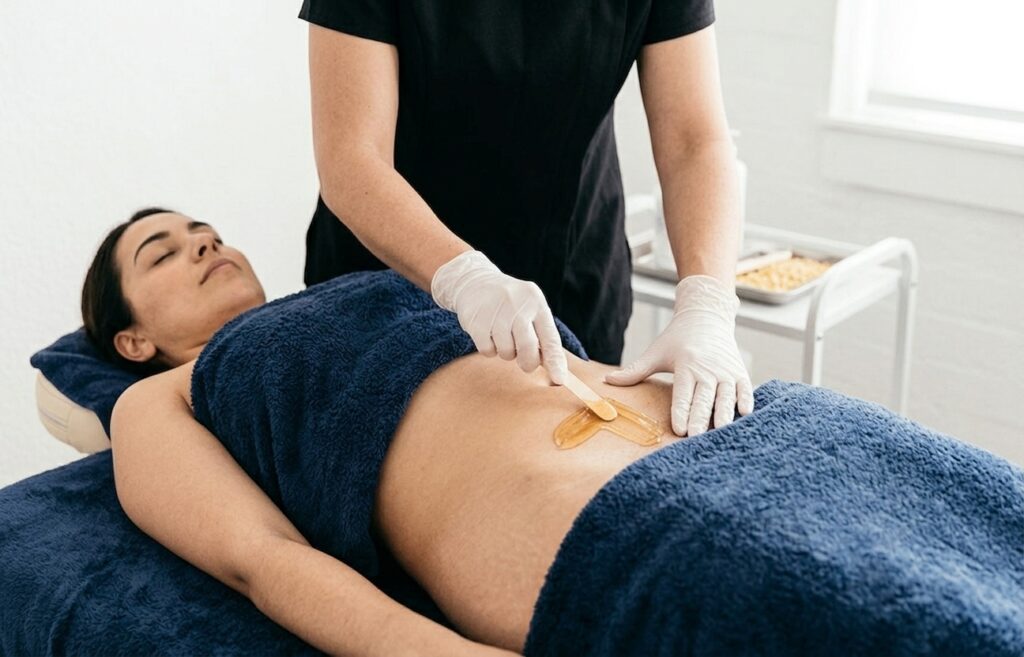 Professional Brazilian waxing in Goodlettsville & Nashville, TN using premium Lycon wax for smooth, long-lasting results. Book with Modern Skin Science today.